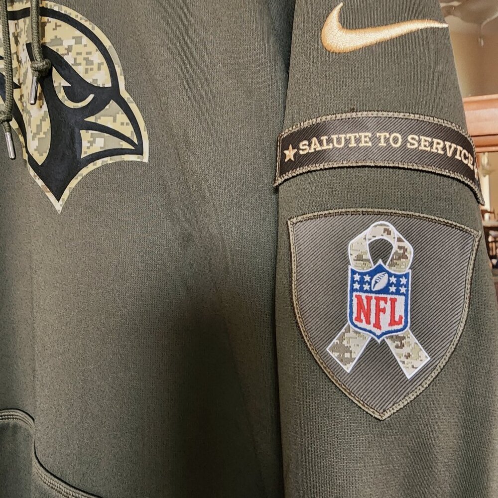 NFL Men's Salute to Service Nike Therma-Fit Hoodie Size Large - Picture 5 of 6